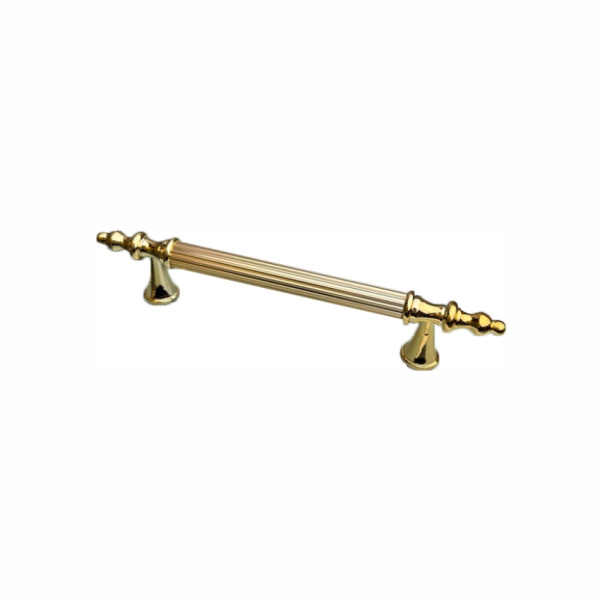 Ручка-скоба 596- 128, пластик, золото