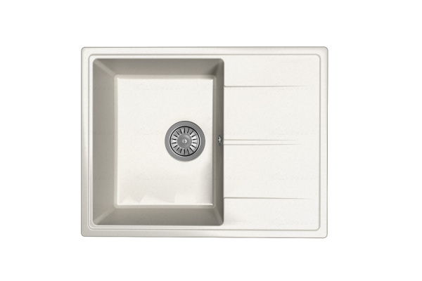 Мойка "Оливия" 620*480*180мм белый, б/сифона