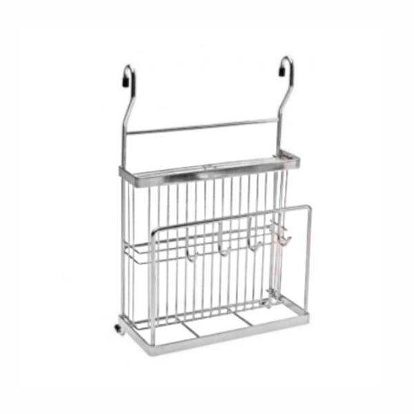 Корзина на рейлинг для ножей и разделочной доски L250*W175*H390 RIFF