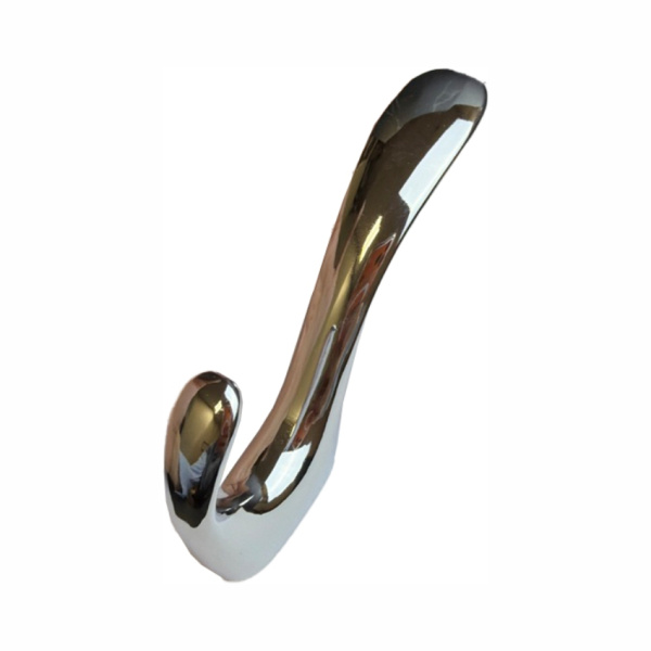 Крючок 023 - 2-х рожковый, хром RIFF