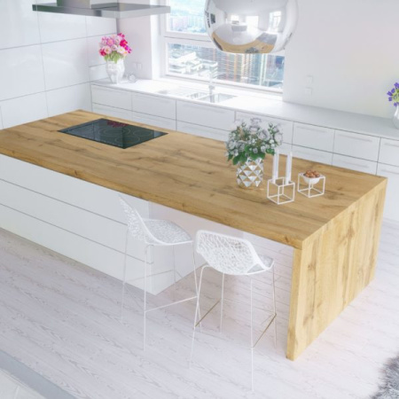 Столешница  3050*600*38 Дуб вотан глянец