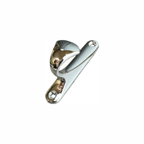 Крючок 016 - однорожковый, хром