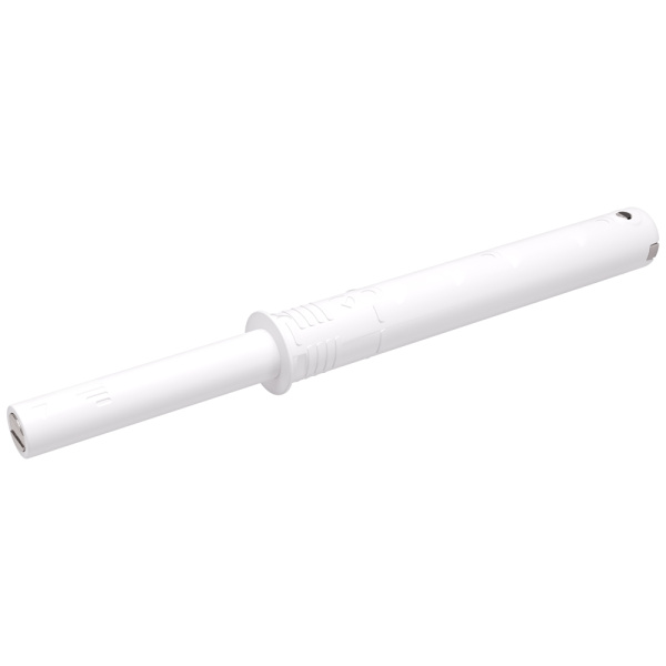 Толкатель врезной длинный 37мм, белый