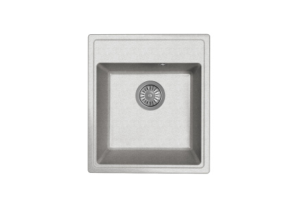 Мойка "Оливия" 420*480*180мм серый, б/сифона