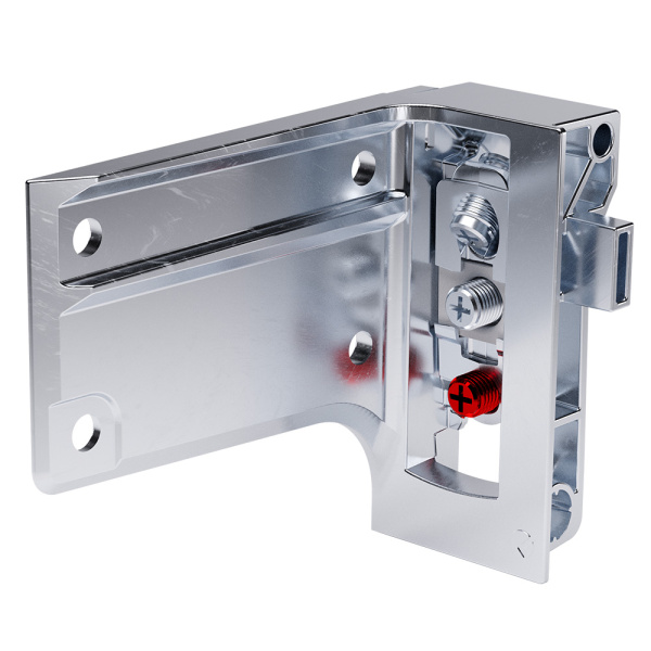 Подвес для нижней базы под саморез, левый