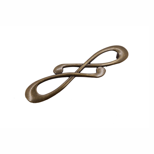 Ручка-скоба 262-128, латунь матовая RIFF