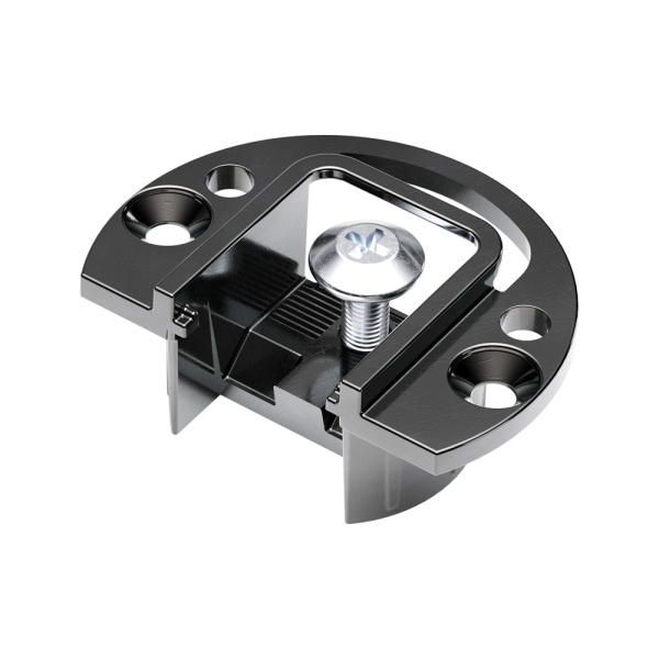 Петля для подъемников секретерных, элемент 1, к корпусу, чёрный никель