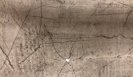 Акрил.панель 1220*2440*18 Камень бежевый