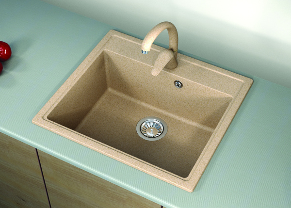 Мойка "Ника" 570*510*217мм базальт