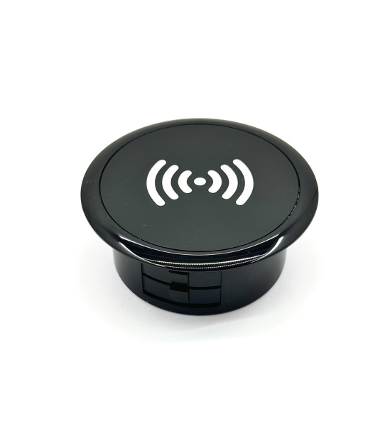 Беспроводное зарядное устройство встраиваемое Sonnig /Чёрный/5;12В/15Вт