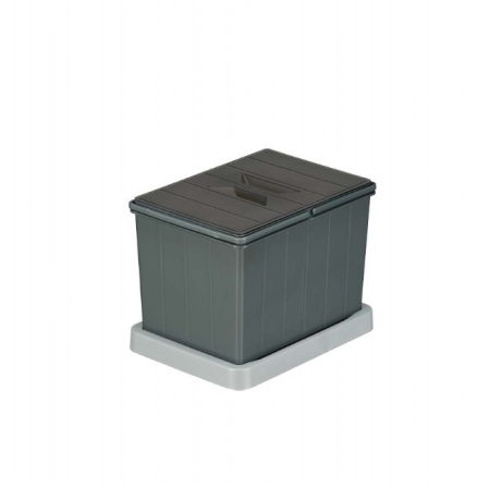 Контейнер для мусора D315*W232*H238, /12 Л/ пластик, антрацит