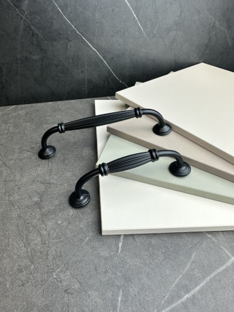 Ручка-скоба 583- 128, чёрный матовый