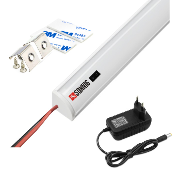 Светильник светодиодный с ИК-выключателем на взмах Sonnig Corner 2000, теплый белый свет L=2м