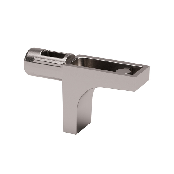 Полкодержатель для деревянных полок без фиксации, штифт D= 5мм, никель