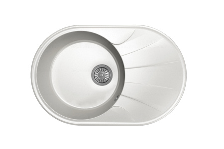 Мойка "Виола" 740*480*180мм белый, б/сифона