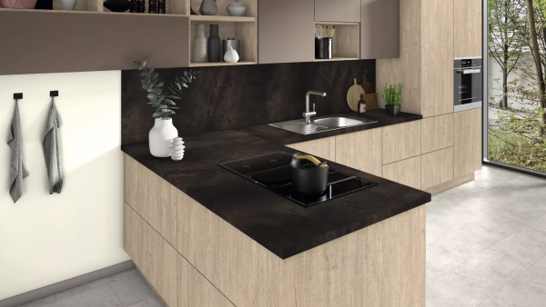 Столешница  4100*600*38 Титанит антрацит