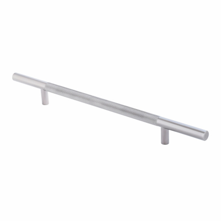 Ручка-рейлинг с рифлением 096-12-192, матовое серебро RIFF