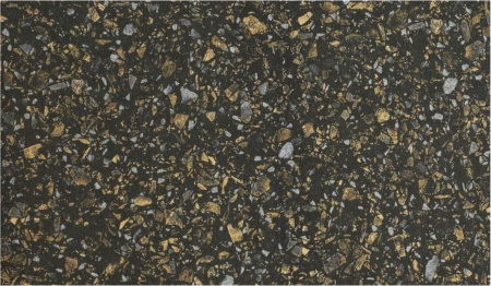 Столешница  3050*600*38 Черная бронза глянец