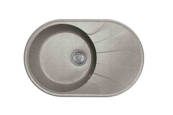 Мойка "Виола" 740*480*180мм базальт, б/сифона