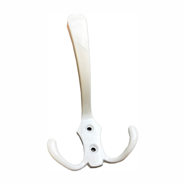 Крючок 002 - 3-х рожковый, белый RIFF