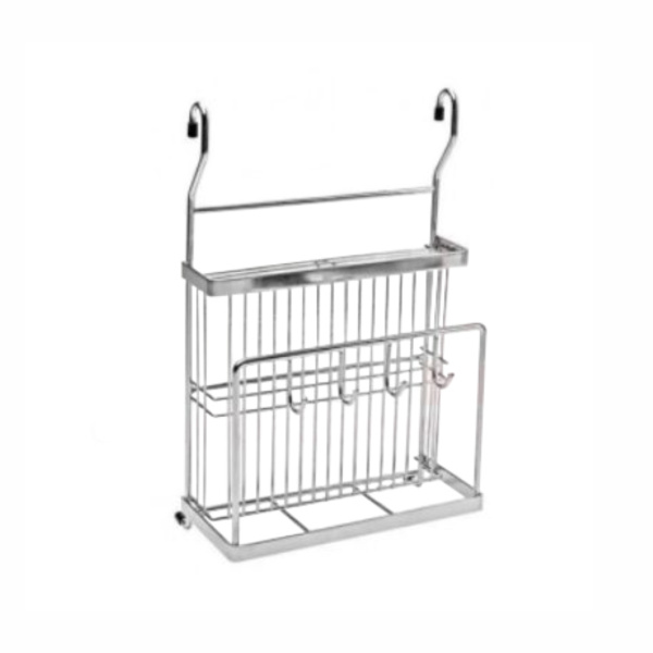 Корзина на рейлинг для ножей и разделочной доски L250*W160*H390 RIFF