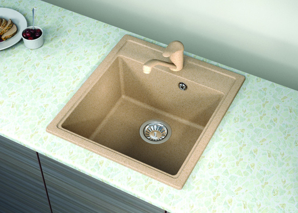 Мойка "Ника" 470*510*217мм белый