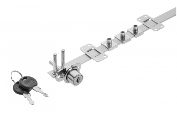 Замок для 3-х ящиков центральный 288*500 GTV