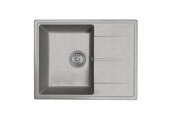 Мойка "Оливия" 620*480*180мм базальт, б/сифона