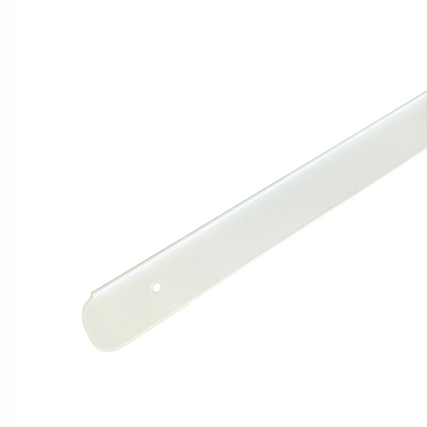 Планка для столешниц 28мм торцевая левая белая