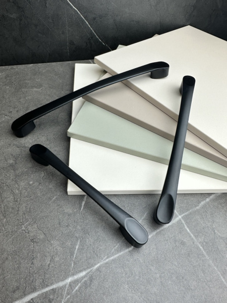 Ручка-скоба 309- 096, чёрный матовый