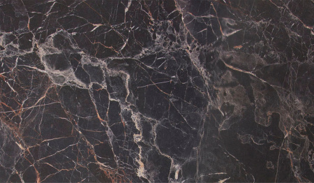 Кромка пластик 3050*44*0,6 Мрамор марквина черный глянец