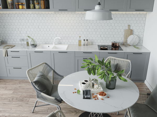 Мойка "Астра" 780*510*217мм две чаши, белый